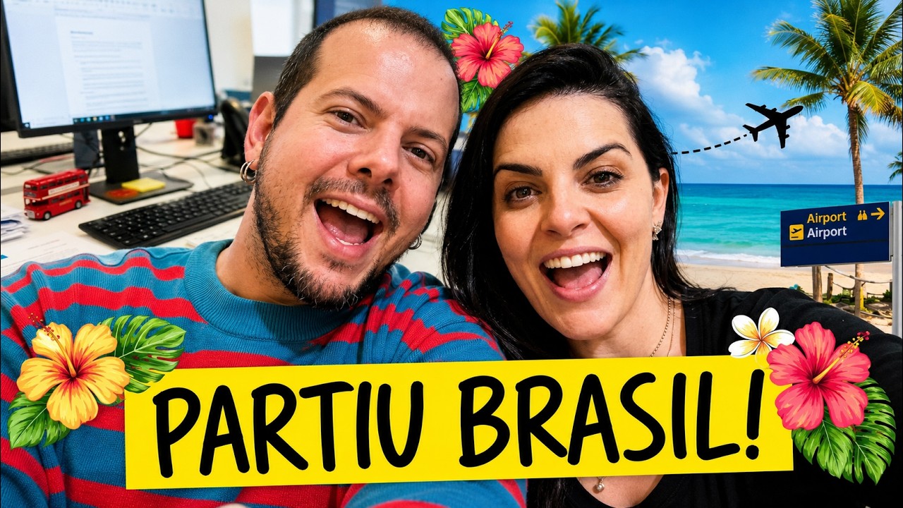 Meu último dia no trabalho foi assim: Bora passear no Brasil!