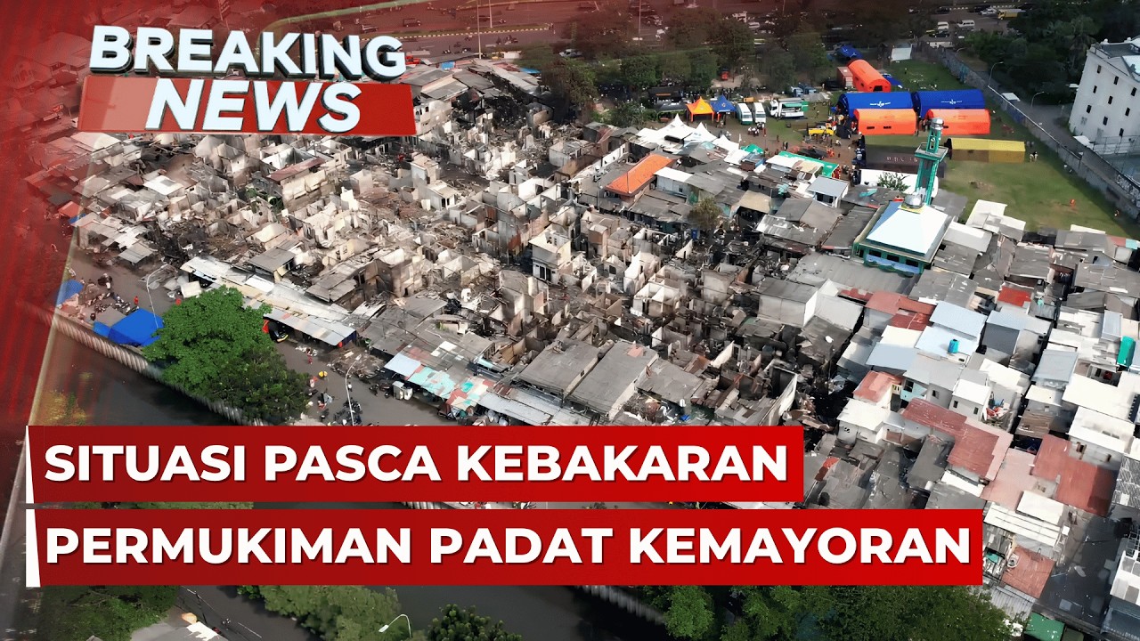 🔴LIVE - Update Situasi Pasca Kebakaran di Permukiman Padat Kemayoran