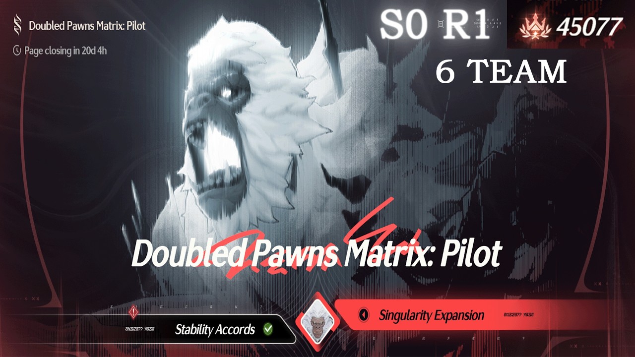 [Double Pawns Matrix]  Casual Rotation 6 Team S0R1 || All Asterites Reward Clears #wutheringwaves