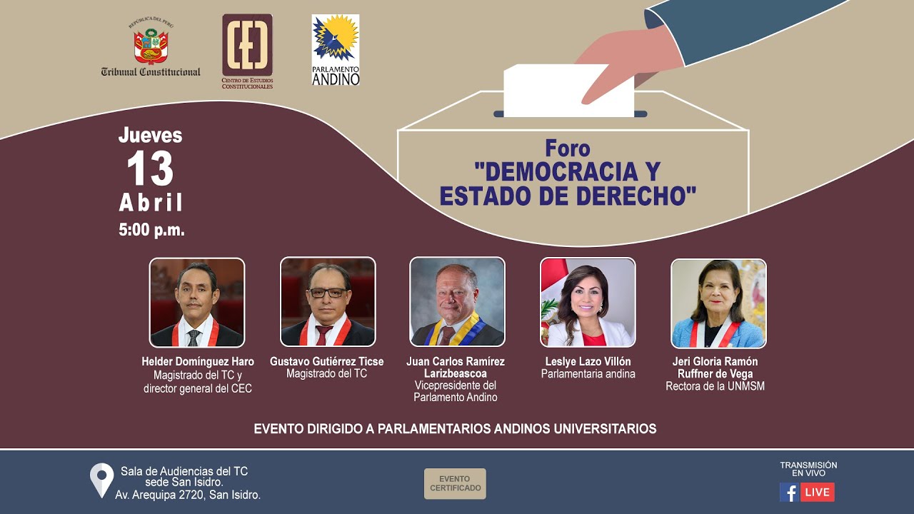 FORO - DEMOCRACIA Y DERECHO