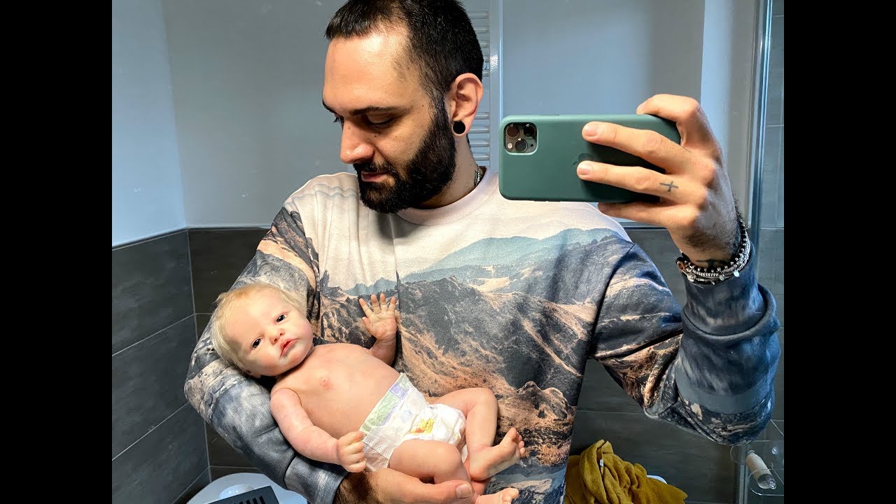 This baby found DAD! Reborn Doll FIRST BOX OPENING! ❤️❤️Atticus by Laura Lee Angels.