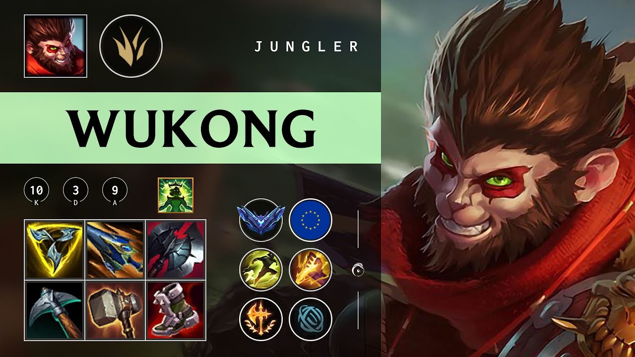 Wukong Jungle vs Diana - EUW Diamond Patch 26.01
