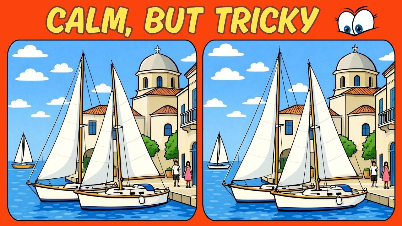 🧠🧩Spot the Differences : Enjoy Thinking, Gently🧠🧩Brain Bang Bang
