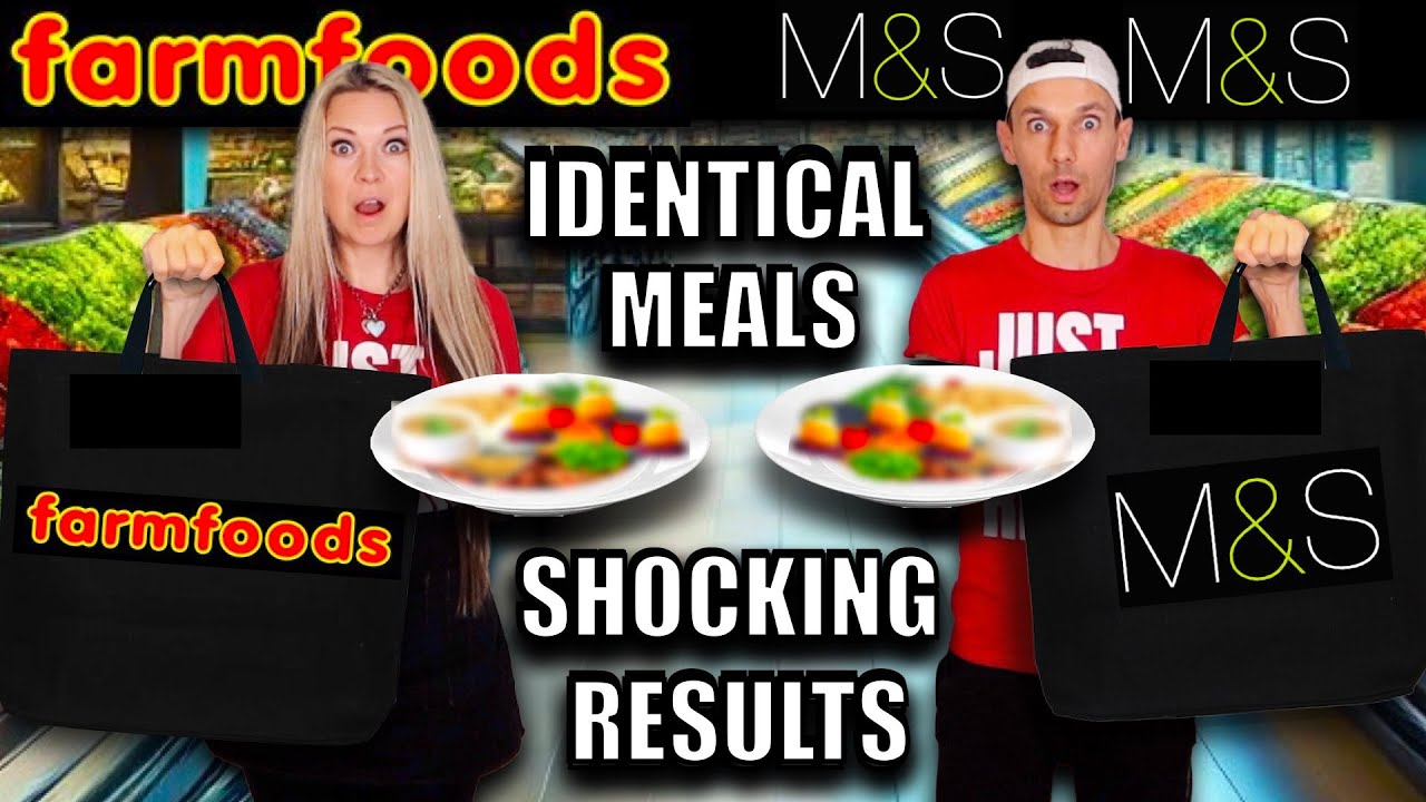 WOW! We bought & cooked IDENTICAL MEALS from FARMFOODS & M&S! CHEAP vs EXPENSIVE