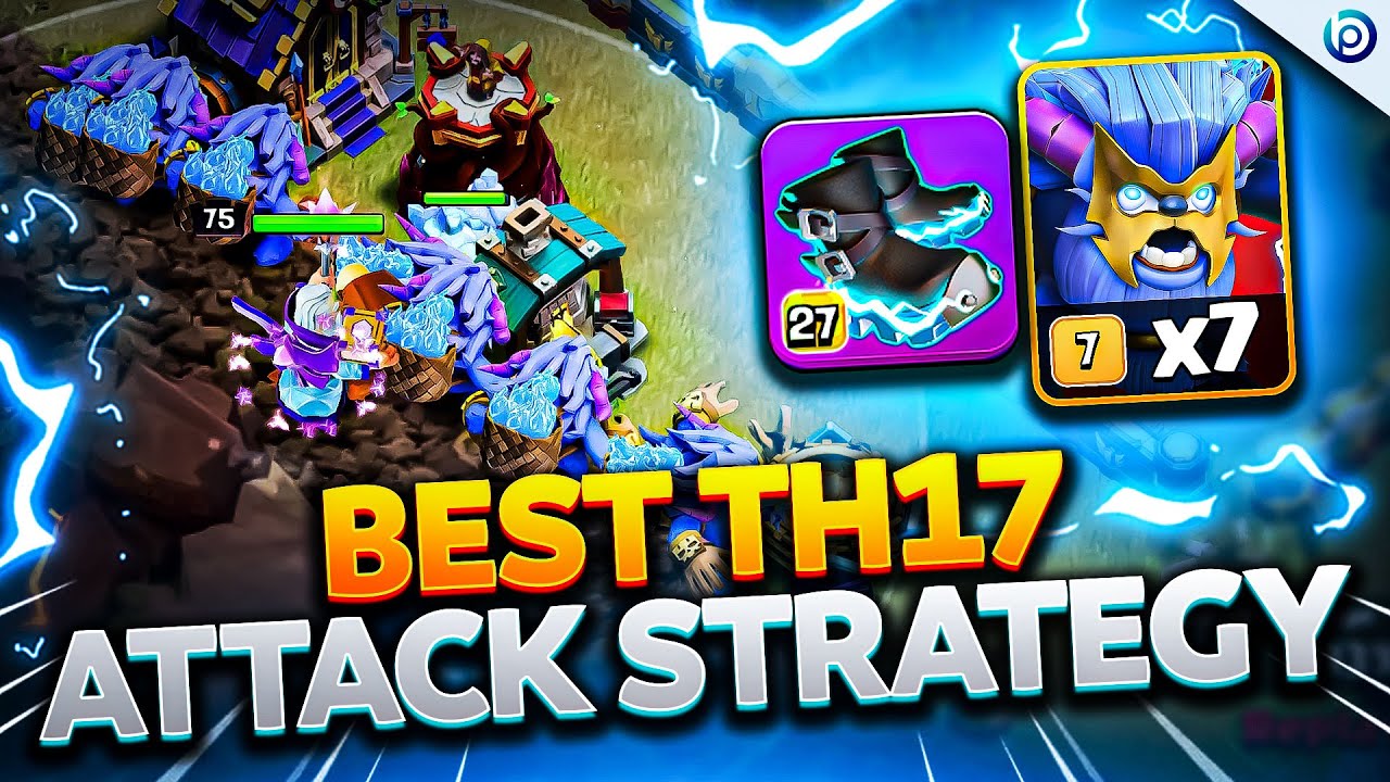 RC CHARGE Mass SUPER YETIS at TH17 is SIMPLE and BROKEN | Easiest TH17 Attack Strategy