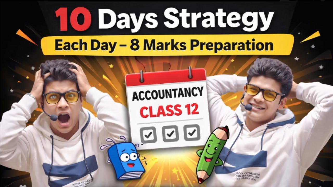 Accountancy 10 days strategy | How to pass in accountancy