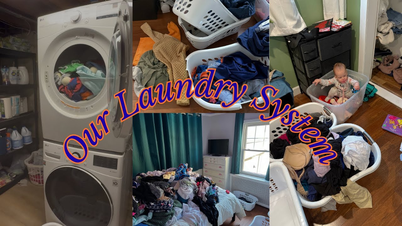 Laundry Routine for Families of 6 | Easy System That Keeps Us Sane