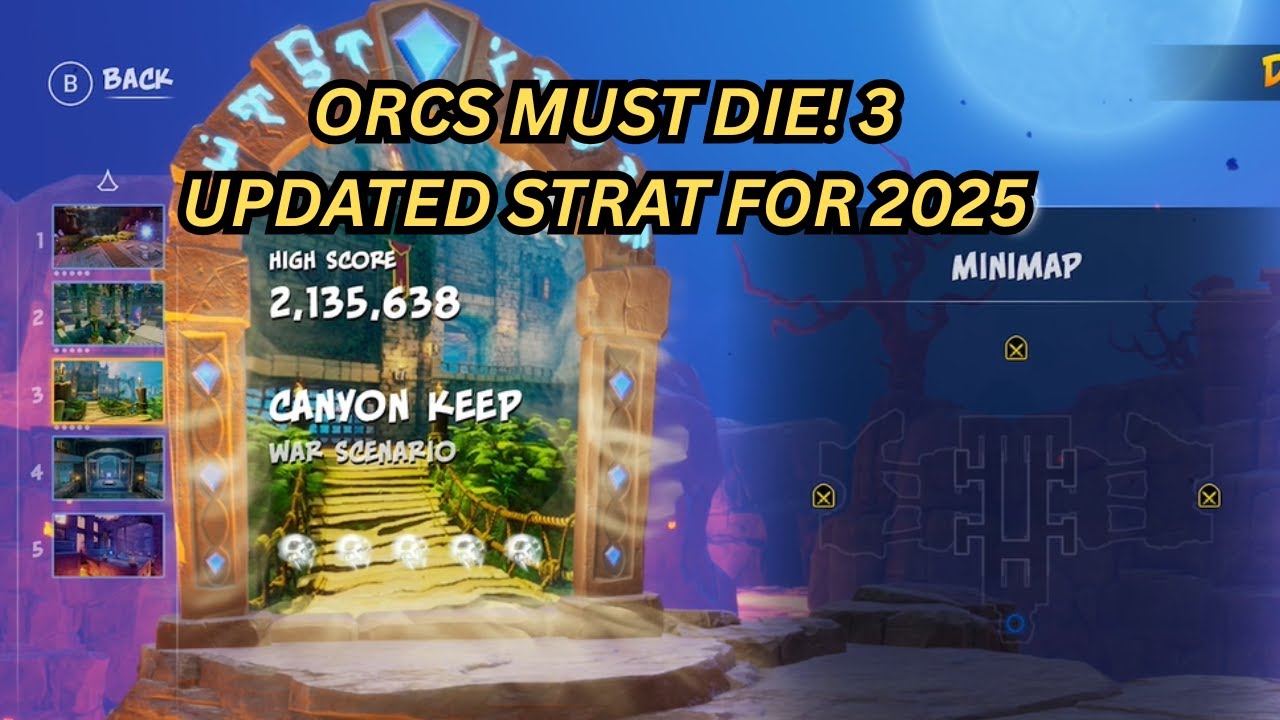 Orcs Must Die! 3 - Canyon Keep - Rift Lord - Easy 5 Skulls (updated 2025)