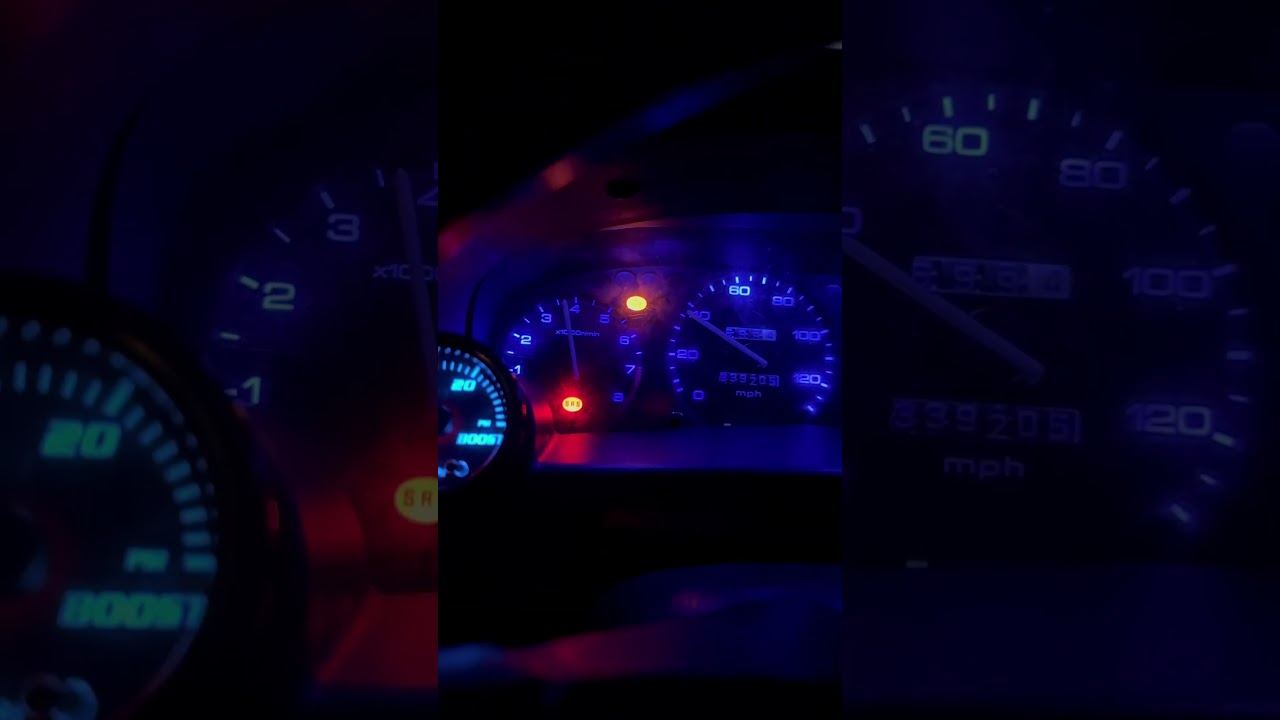 TURBO HONDA STOCK D16Y7 slow roll into boost 7PSI