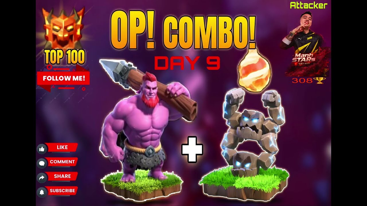 Manh STARs | Fireball + Meteor Golem + Thrower OP Legend League Attack Strategy🔥🏆