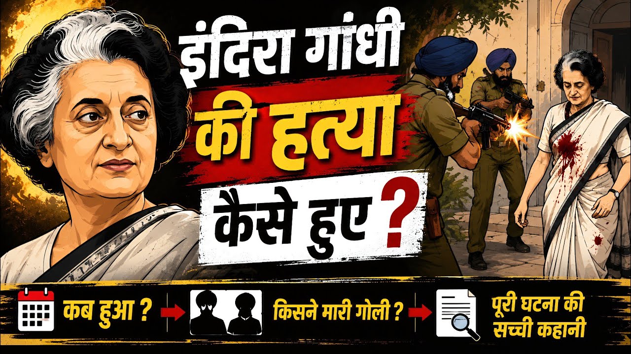 😱कैसे हुई इंदिरा गांधी की हत्या (3D Animation)| @Kulpreetsinghofficial #history 