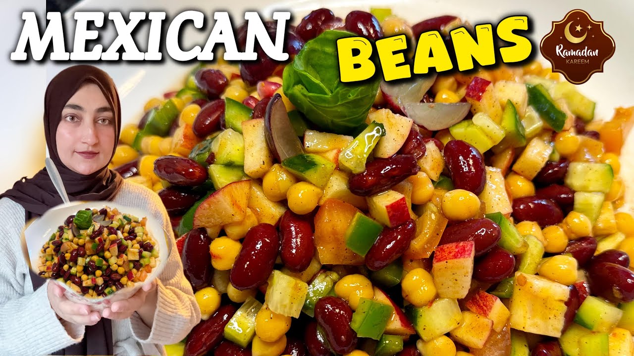 Iftar Special Mexican Bean Salad || How to Make Simple & Easy Beans Salad for Your Iftar Menu