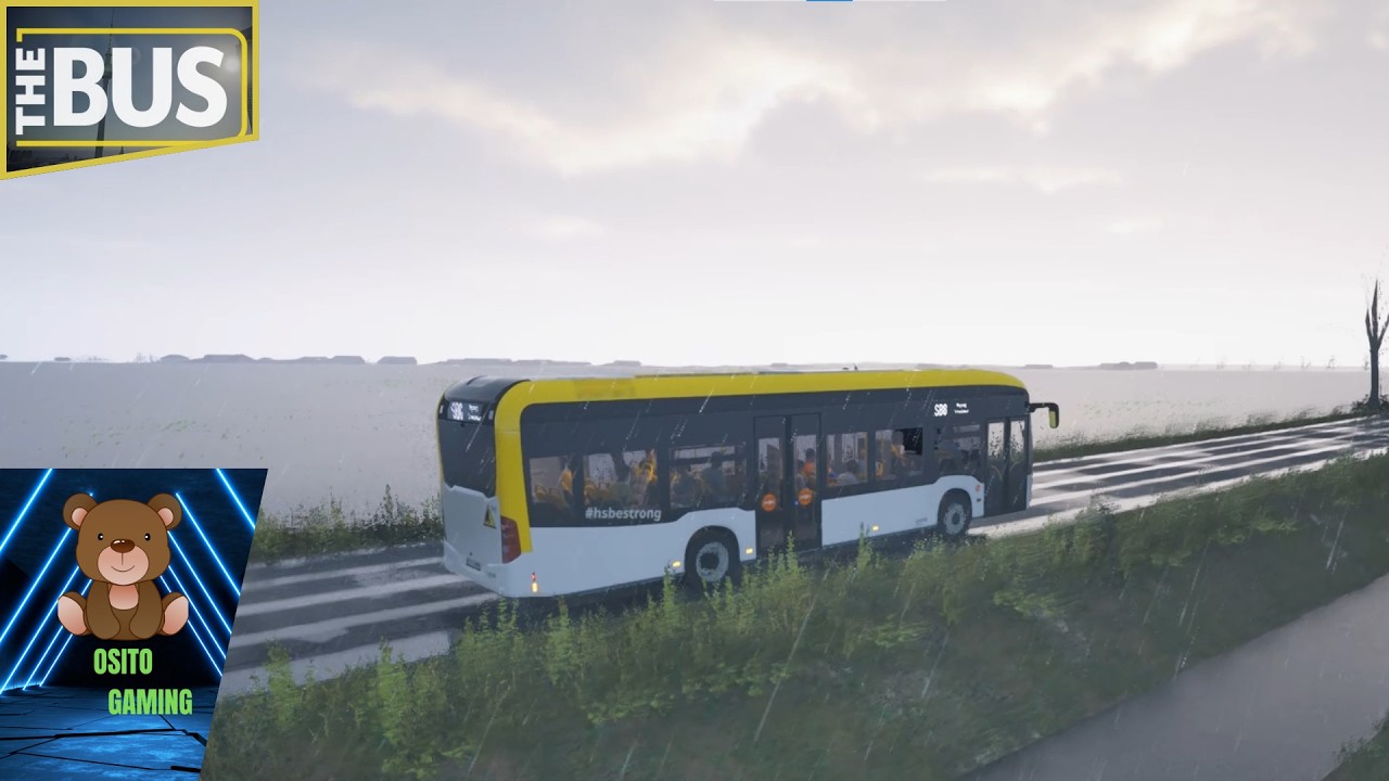 Ofrenciendo servicio interurbano en Heinsberg con LLUVIA | #thebus