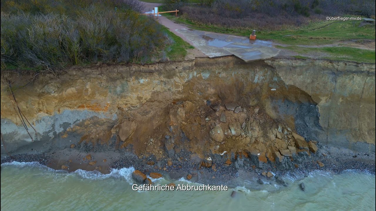 Steilküste Ahrenshoop-Wustrow  am 11.04.2021