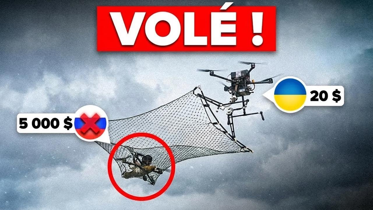 Un ingénieur ukrainien a trouvé une astuce géniale pour capturer tous les drones russes