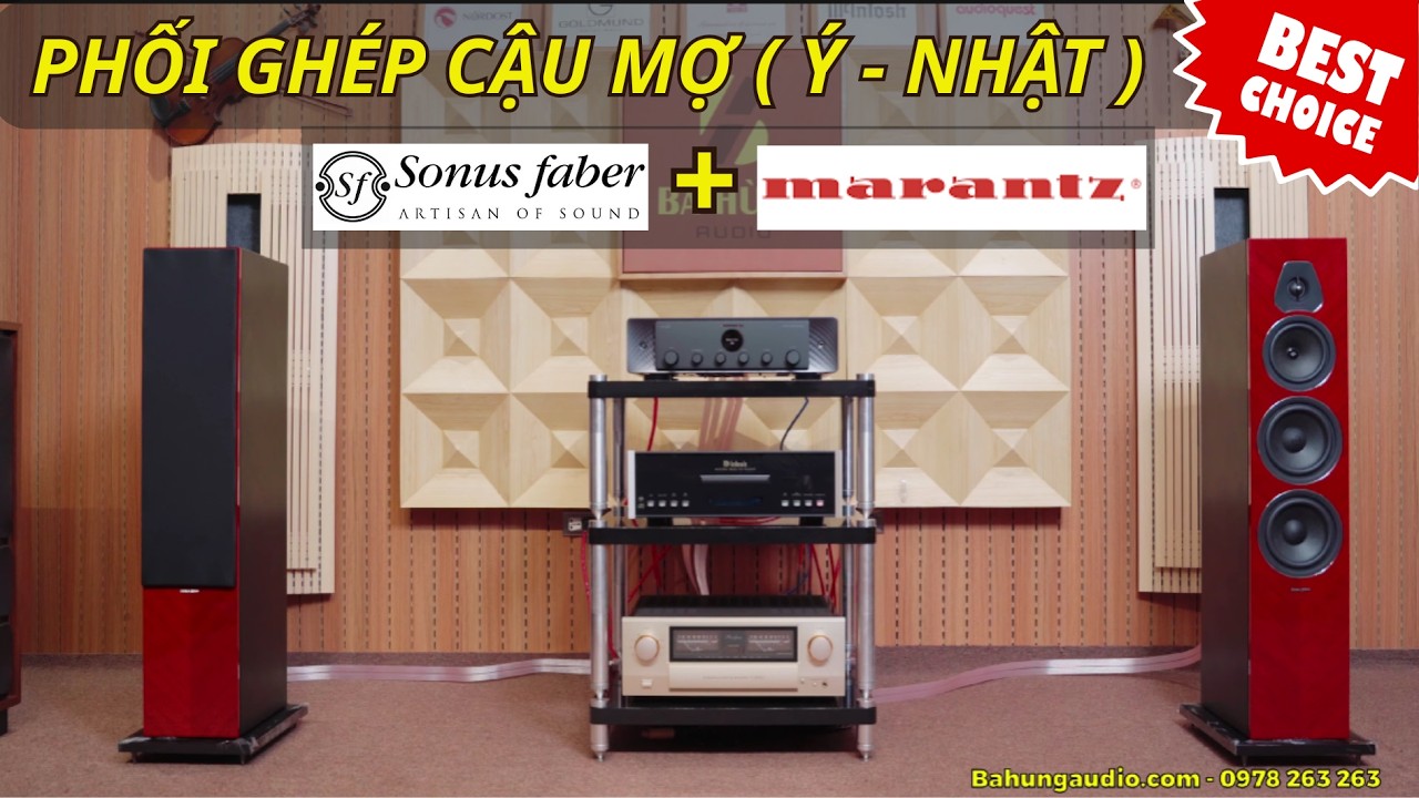 CẶP ĐÔI Ý – NHẬT ĐÁNG NGHE ĐÁNG SỞ HỮU: LUMINA V AMATOR & MARANTZ 40N