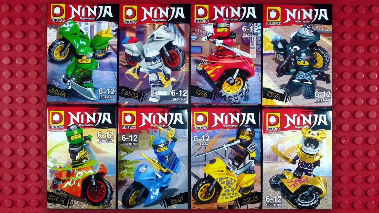 LEGO Ninjago Sons of Garmadon Motorcycles Minifigures (knock-off) DUO LE PIN DLP9070