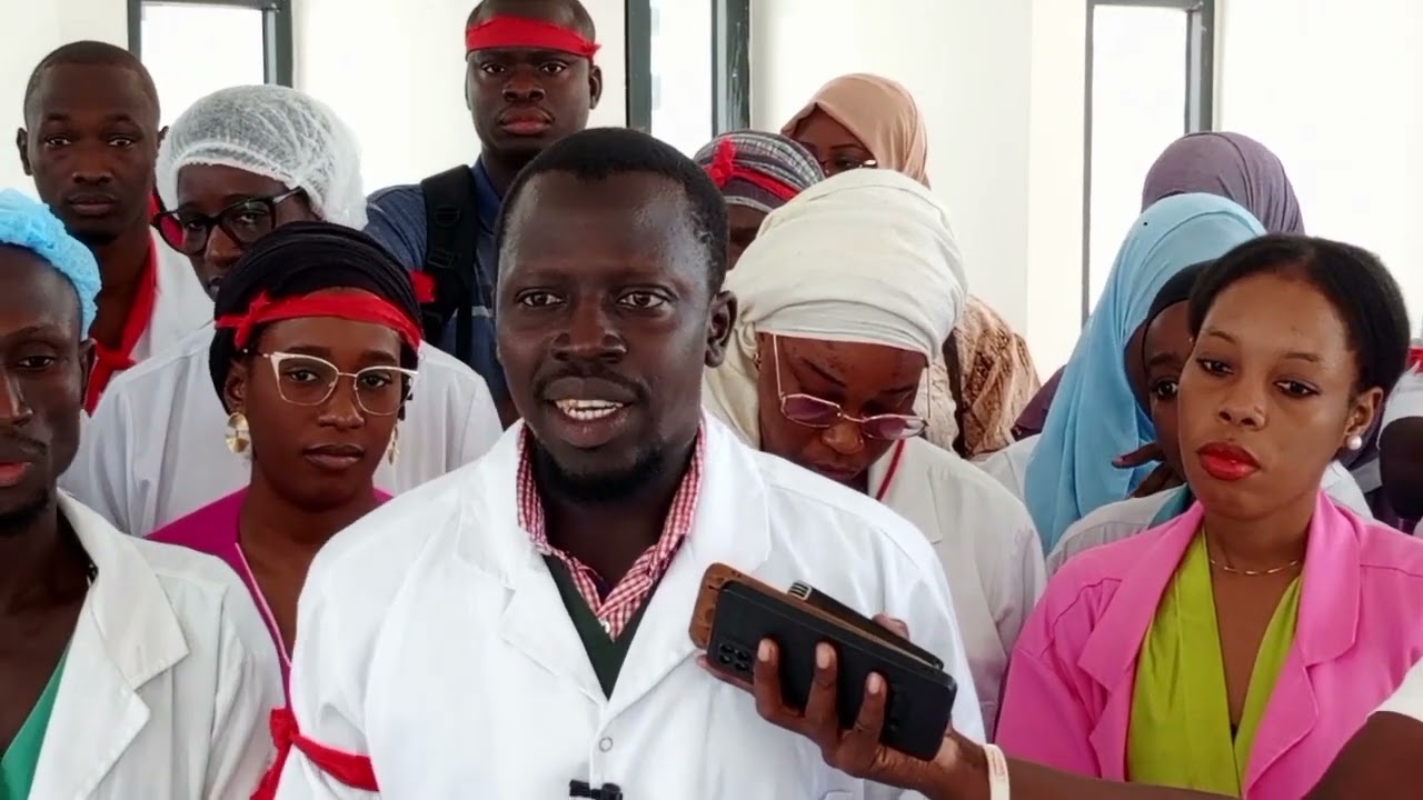 mouvement d humeur à l'hôpital regional Amath Dansokho de kedougou, les blouses blanchent menacent.