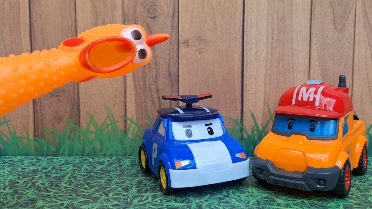 5 Minutes ASMR Satisfying With Unboxing TOYS ROBOCAR POLI | MARK & POLI | NEW ASMR VIDIO