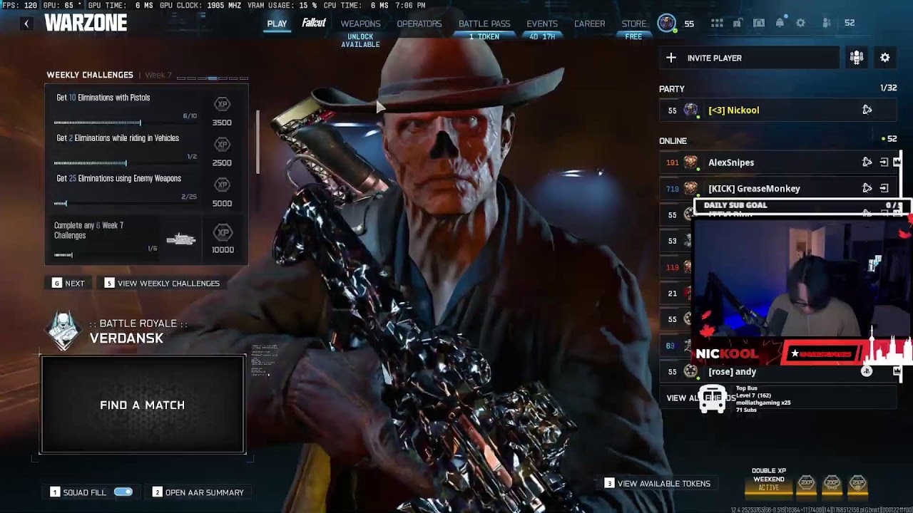 #1 KBM WARZONE | WSOW SOLO YOLO CHAMP | 2X TWITCH RIVALS CHAMP