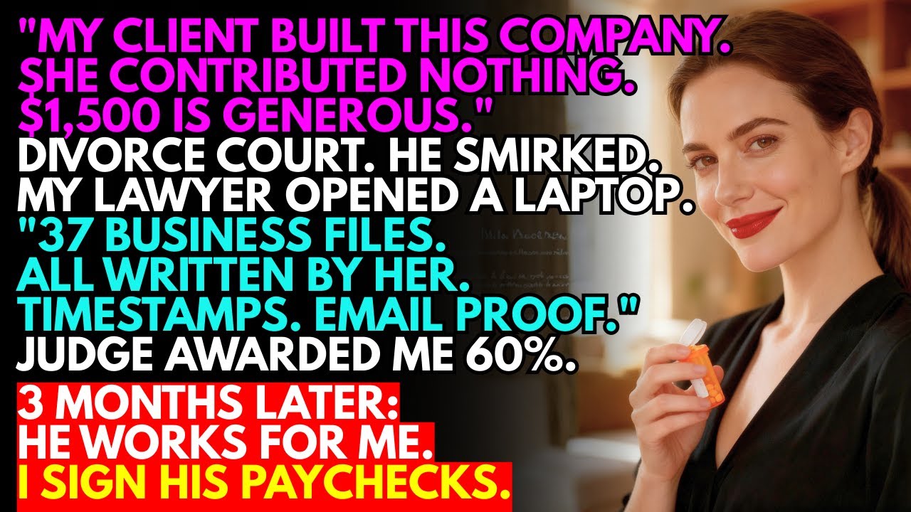 My Ex Said I Contributed Nothing In Court. My Lawyer Showed The 37 Files I Wrote 4 Years Ago.