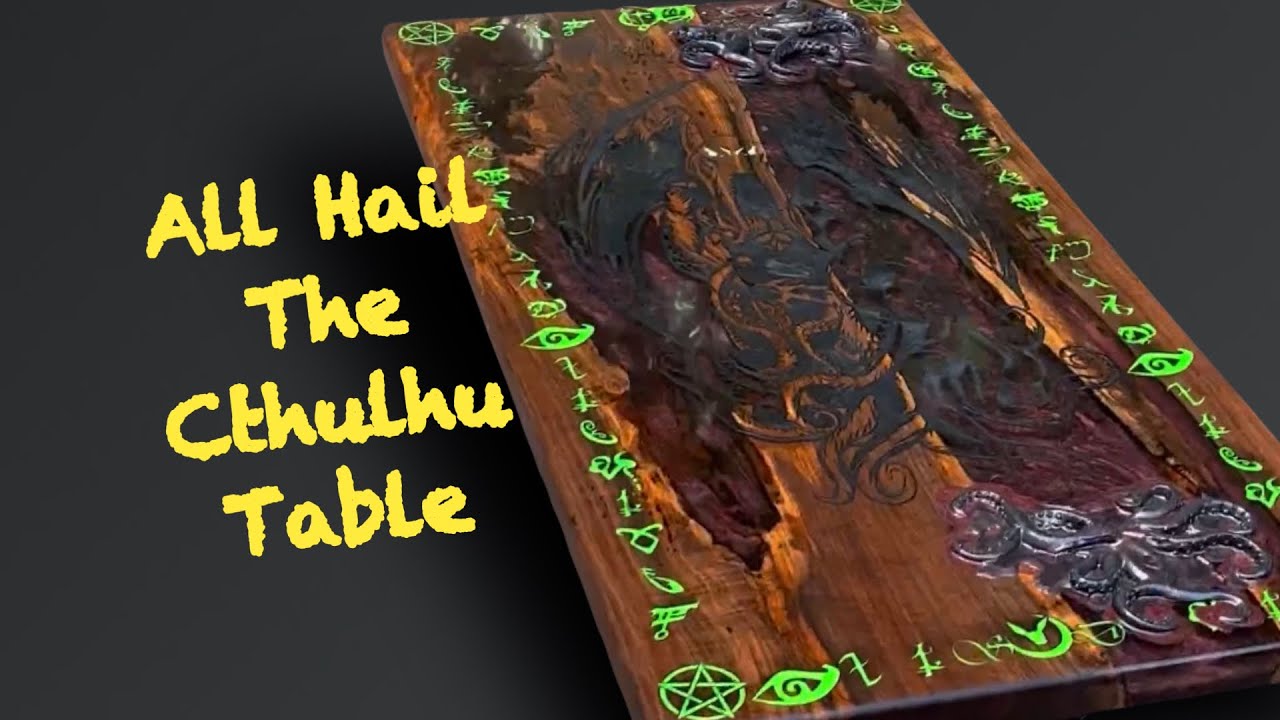 Cthulhu Multi Pour Epoxy Table