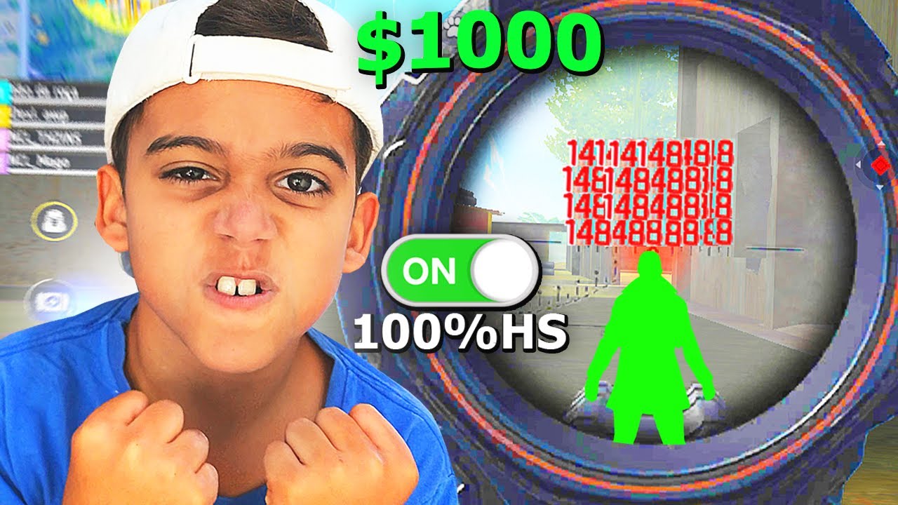COMPREI UMA SENSIBILIDADE DE 1000$ REAIS PRO MEU IRMÃOZINHO NO FREE FIRE! *100% capa*