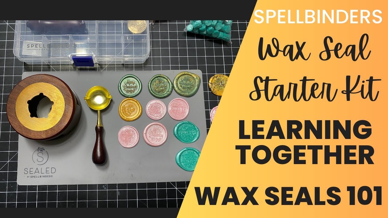 Wax Seals 101 | Learning Together | Plus Small Spellbinders Haul