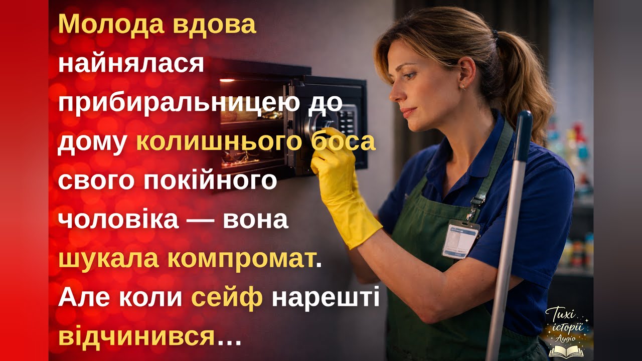 «Молода вдова проникла в дім боса покійного чоловіка… Вміст сейфа шокував»
