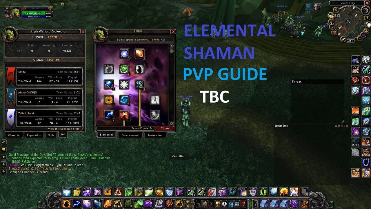 Elemental Shaman Pvp Guide | The Burning Crusade