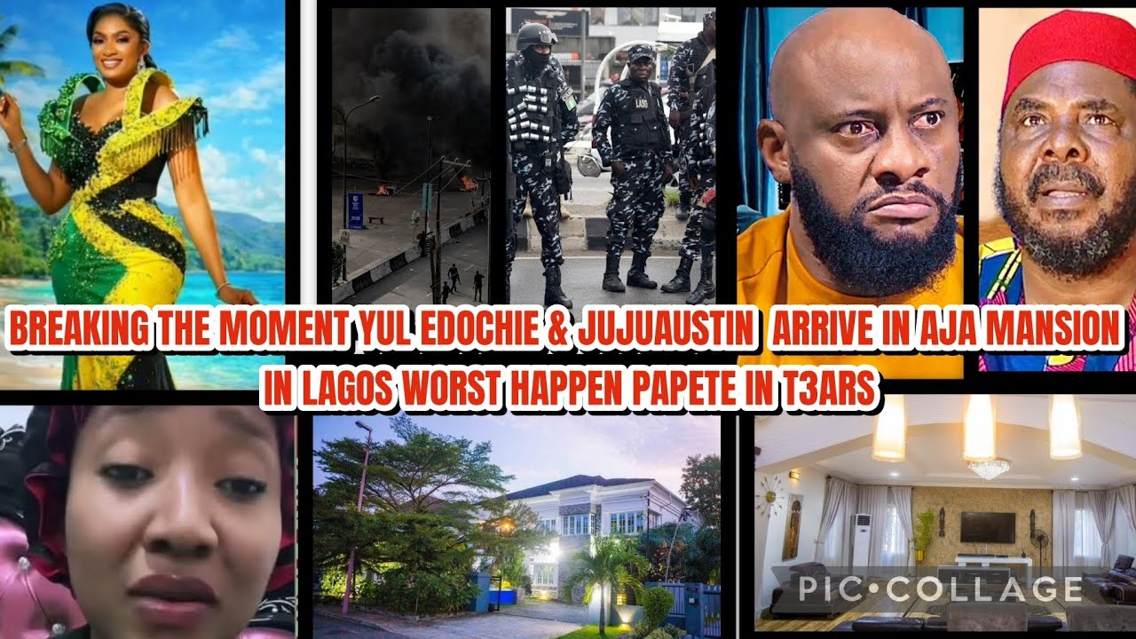 BREAKING THE MOMENT YUL EDOCHI & JUJUAUSTI ARRIVE IN AJA MANSION IN LAGOS WORST HAPPEN PA P IN T3ARS