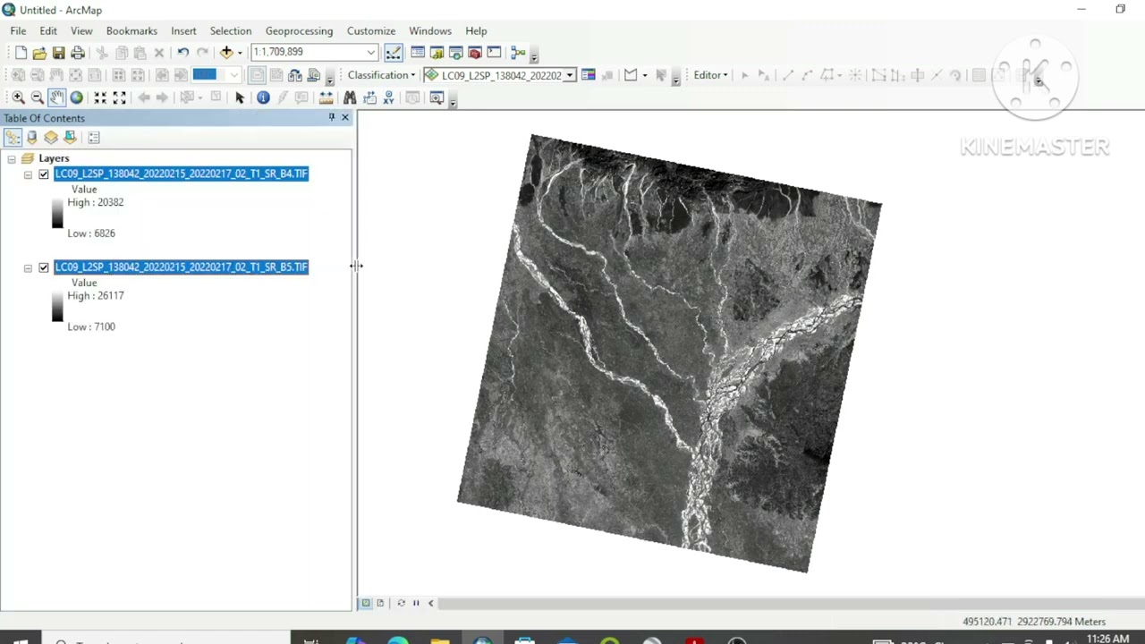 NDVI map in ArcGIS || Landsat 8/9 || Normalised Difference Vegetation Index || Indices||