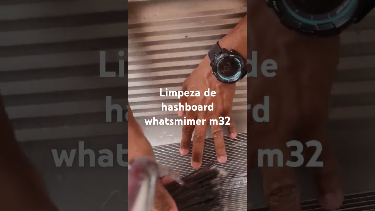 whatsminer m32 hashboard limpeza. 
