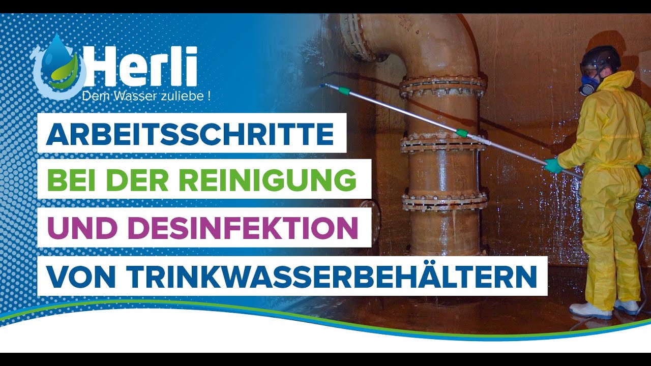 (DE) Reinigung und Desinfektion von Trinkwasserbeh&auml;lter | Herli SAS