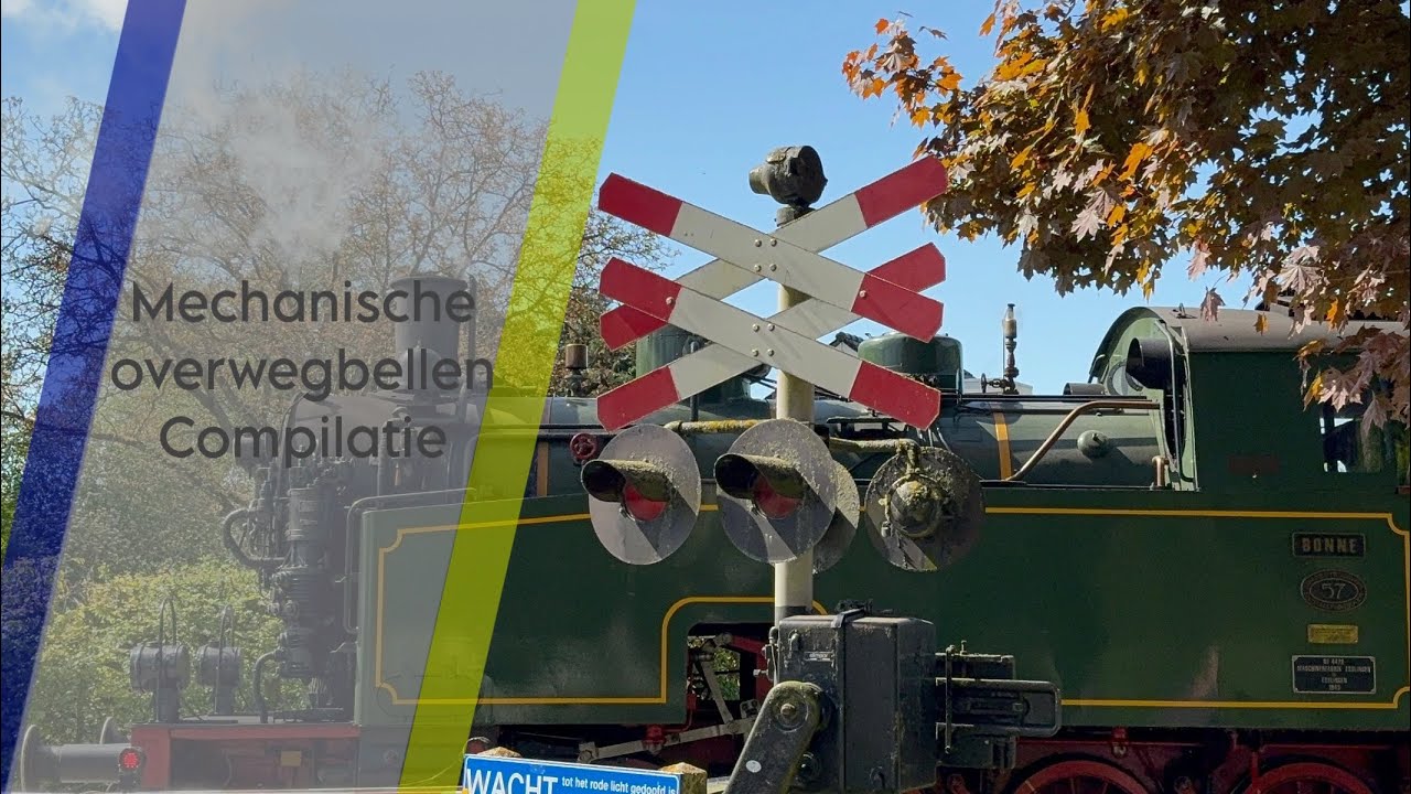 Mechanische overwegbellen compilatie - The Rail Lens
