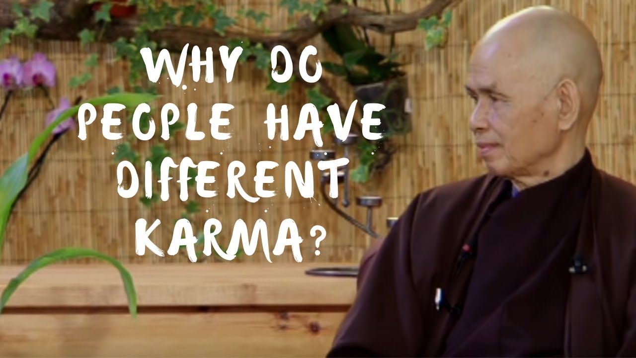 Why do people have different Karma? Thich Nhat Hanh answers questions