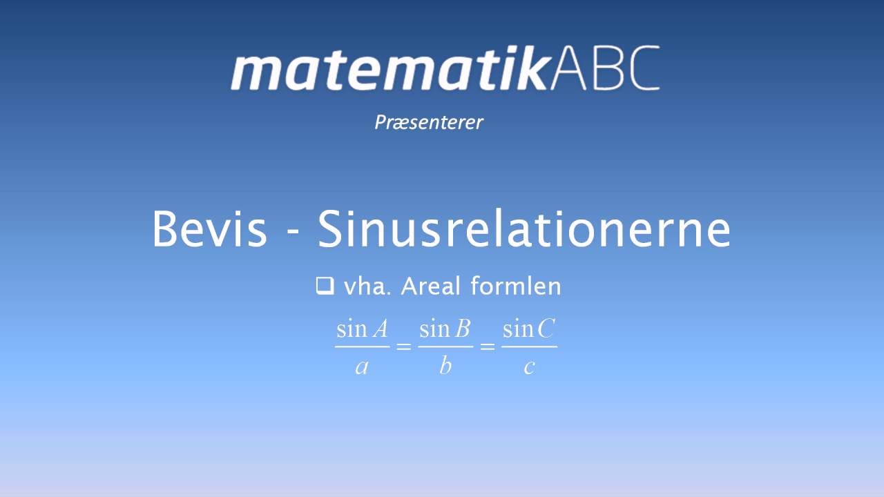 Bevis - Sinusrelationer