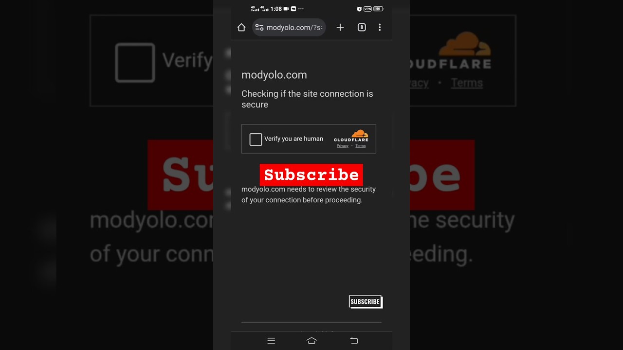 Cloud Flare verification