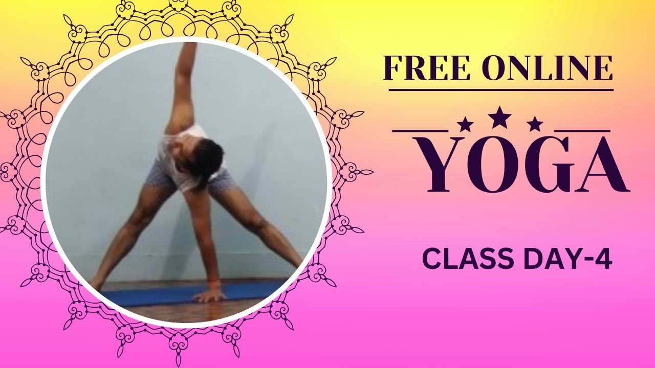 online yoga class day-4/free online yoga class/how to do yoga/yoga kaisa kara/yoga for belly fat