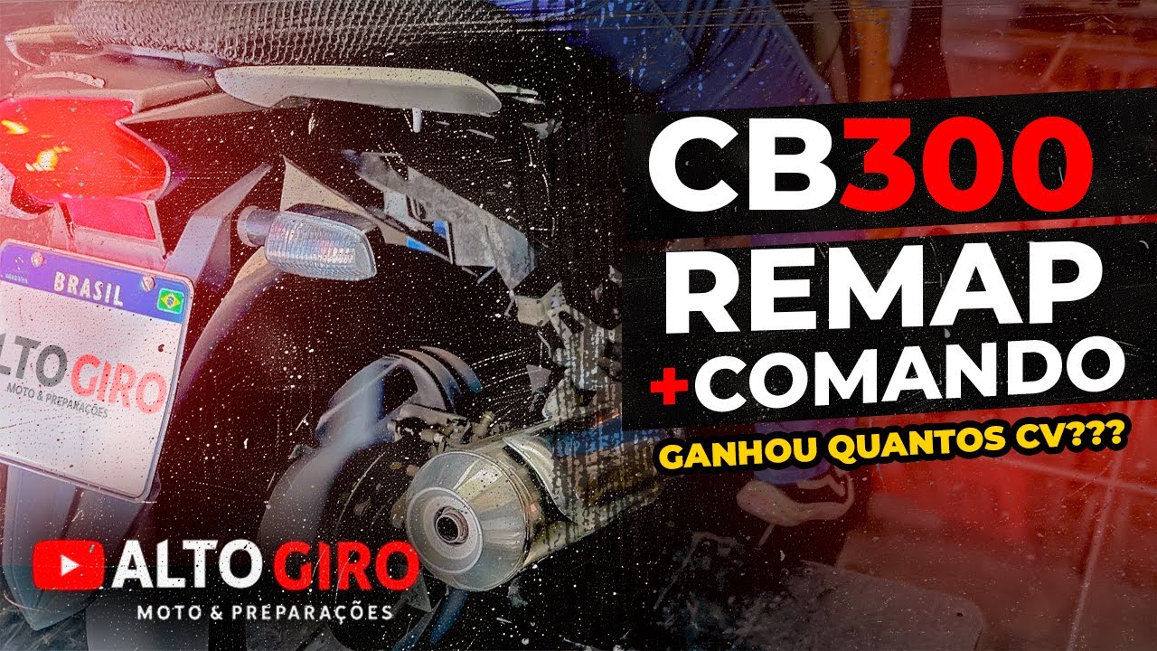HONDA CB 300 COMANDO + REMAP! UM GANHO SURPREENDENTE