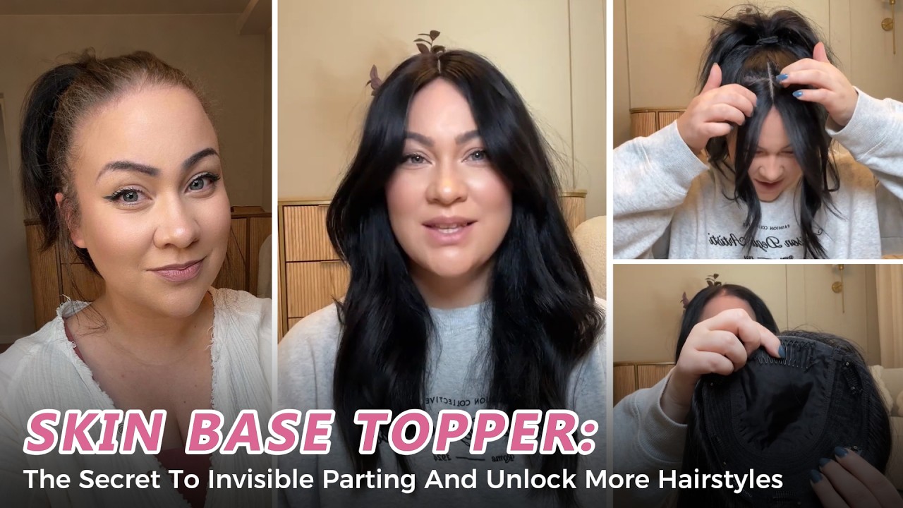 The Truth About Skin Base Toppers: Natural Parting + Styling Tips! | UniWigs Upgrade Aura