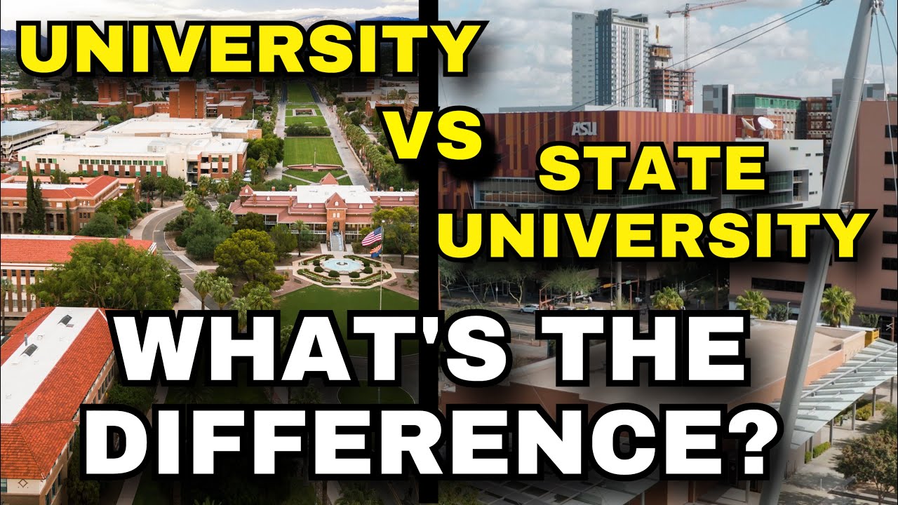 What's the Difference Between a University and a State University?