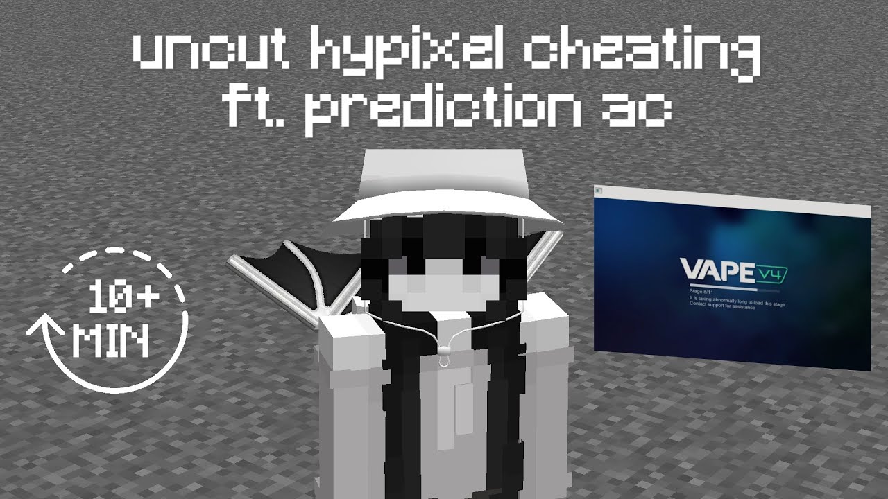 10+ MINUTES OF HYPIXEL BEDWARS CHEATING WITH VAPE V4 (UNCUT)