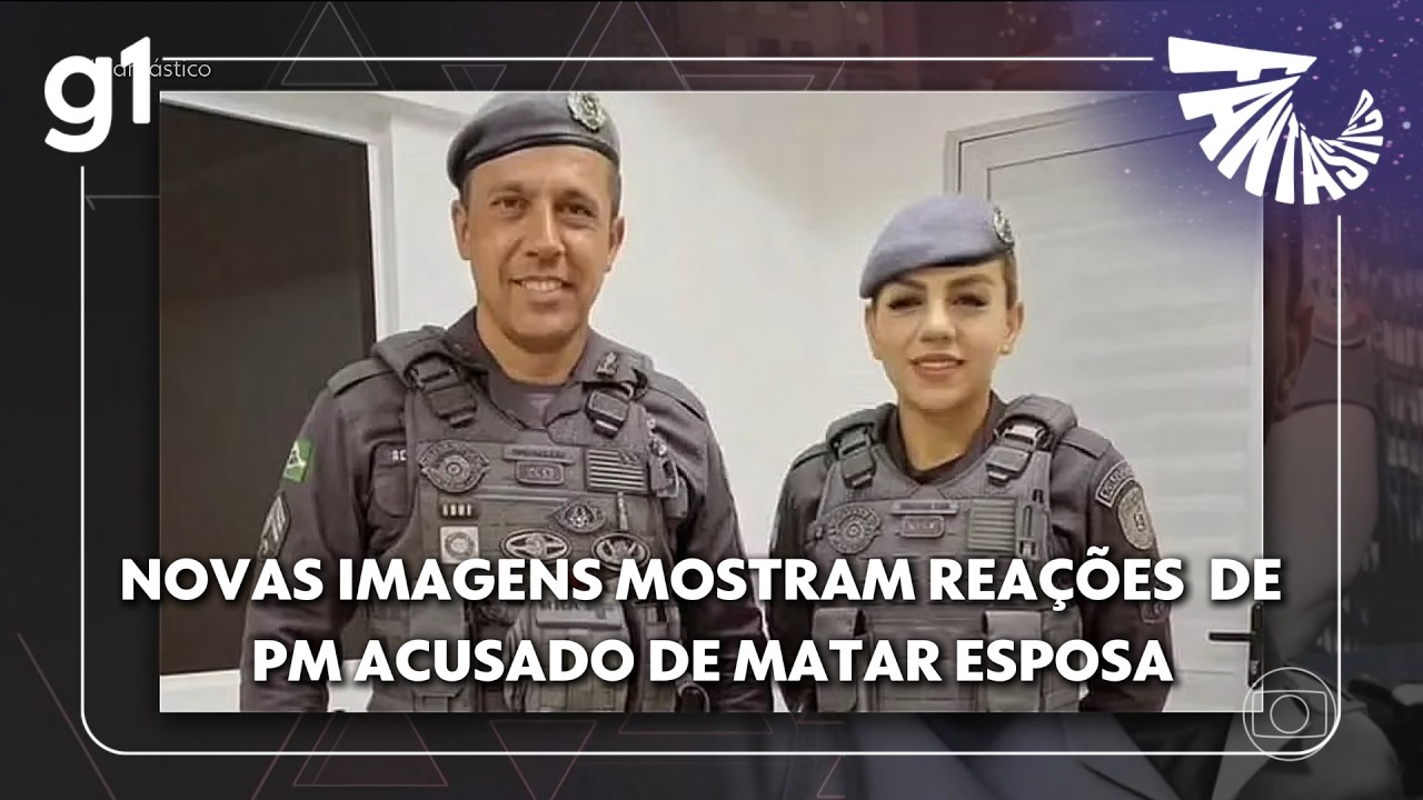 Fant&aacute;stico: Imagens mostram rea&ccedil;&otilde;es de Tenente-coronel suspeito de matar esposa no dia do crime