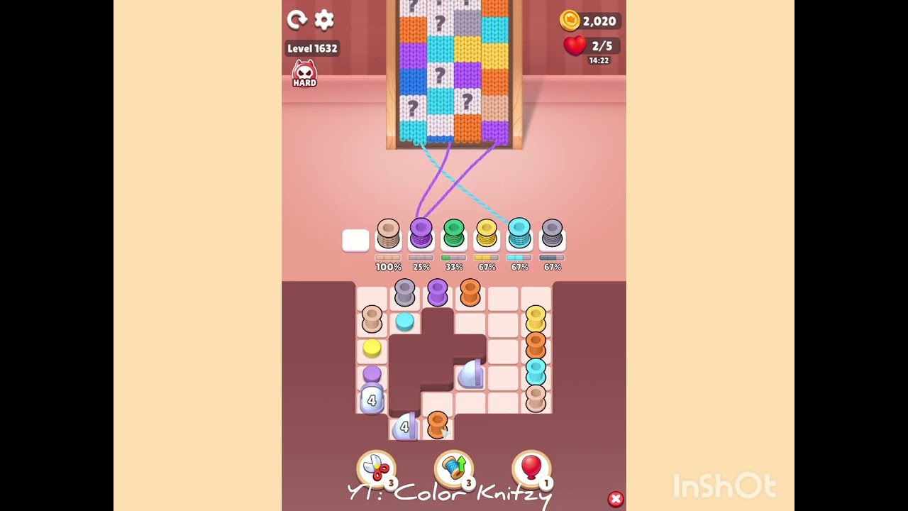 Color Knitzy level 1632 (HARD)