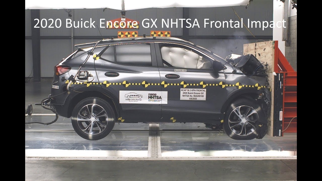2020-2021 Buick Encore GX / Chevrolet Trailblazer NHTSA Full-Overlap Frontal Crash Test