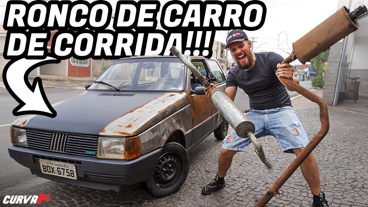 Agora a p**** ficou séria! Tirei TODO o escape do Uno!