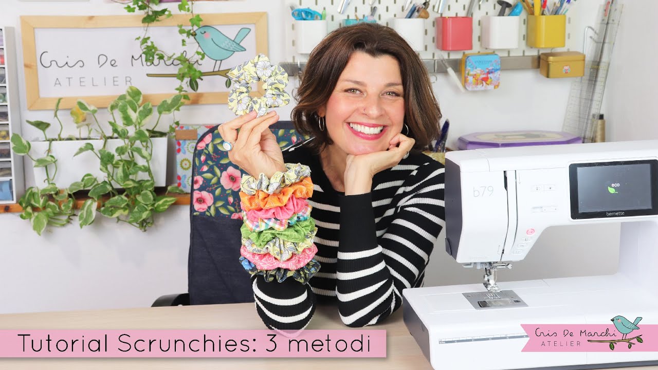 Tutorial: 3 Metodi per fare gli Scrunchies - Cris De Marchi Atelier (Cucito Creativo)