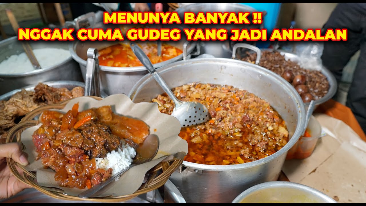 KULINER MALAM PALING RAME DI JALAN MAGELANG, BUKA SAMPE JAM 4 PAGI! GUDEG YU YAH, #kulinerjogja