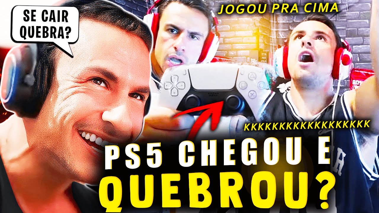 SUPER XANDÃO RECEBE O SEU PRIMEIRO PS5 E ARREMESSA PRO ALTO (UNBOXING DO PLAYSTATION 5)